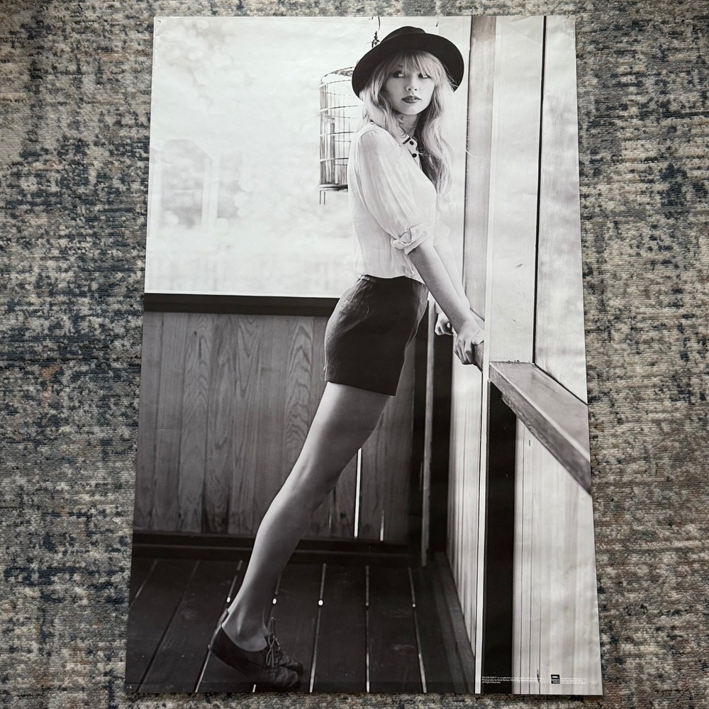 Taylor Swift Poster Red Era Standing Birdcage